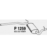 FENNO STEEL - P1259 - Глушитель средний AUDI A4 2.0 00-